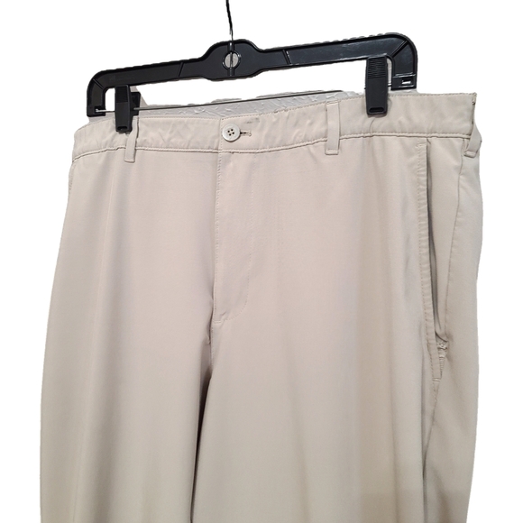 Izod Men's Tan Chinos - Picture 2 of 3